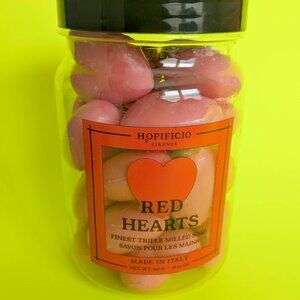 H2opificio Firenze Red Hearts Finest Triple Milled Soap 18oz - Limited Edition